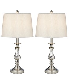 Pacific Coast Set of 2 Mercury Glass Table Lamps