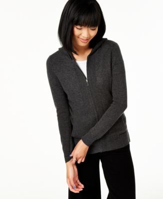 Charter Club Cashmere Zip-Front Hoodie, Regular & Petite Sizes, Created for  Macy's & Reviews - Sweaters - Women - Macy's