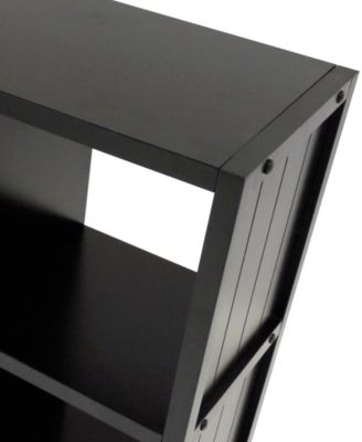 2 x 2 Cube Shelf with Wainscoting Panel