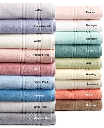 Martha Stewart Everyday Dark Gray Textured Bath Towel
