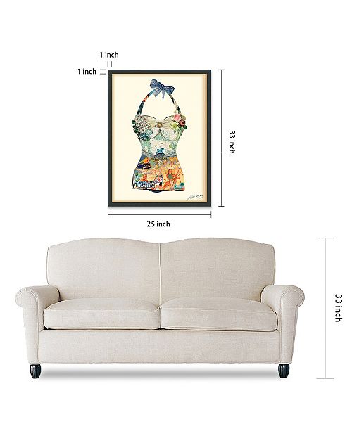 Empire Art Direct California Beach Dimensional Collage Wall Art