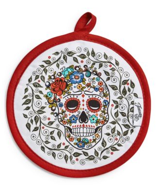 Fiesta - Skull & Vine Pot Holder