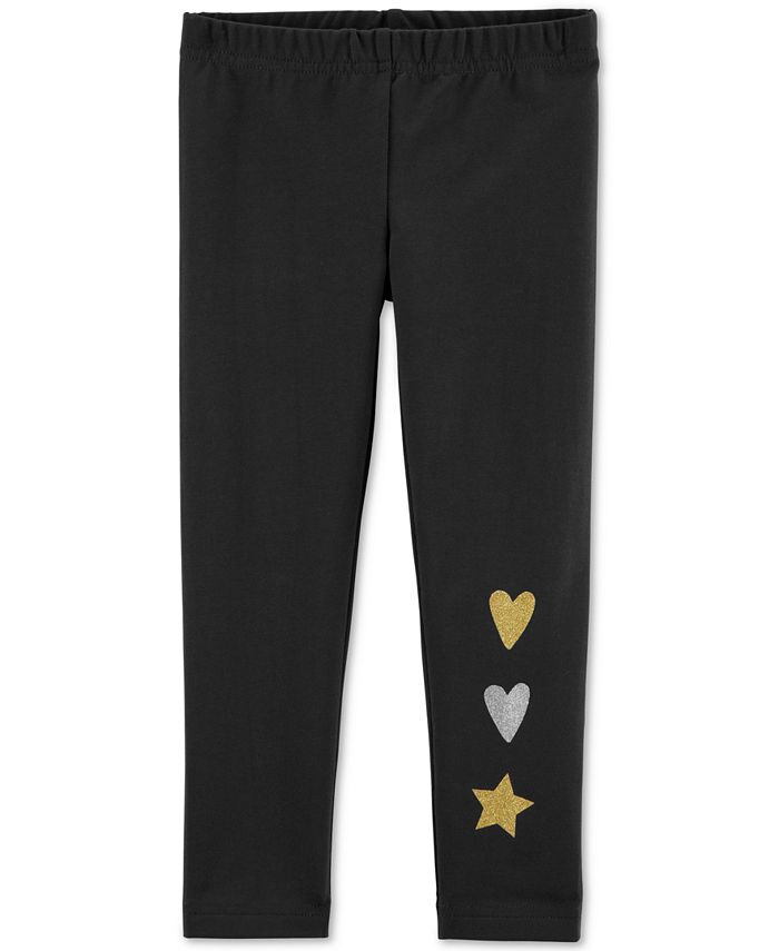 Carter's Toddler Girls Glitter Heart & Star Leggings & Reviews Kids