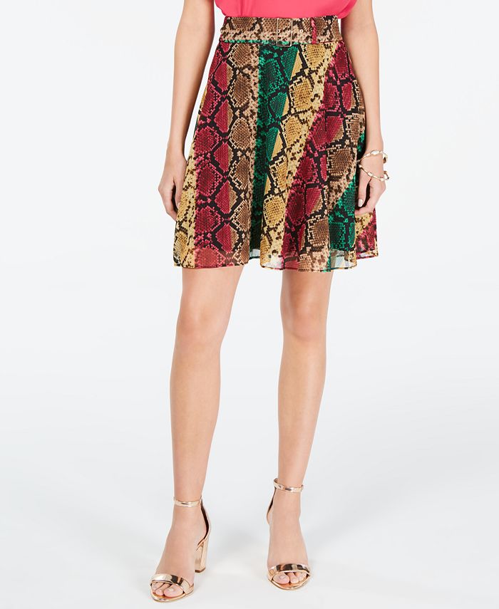 INC International Concepts INC Python-Print Mini Skirt, Created for ...