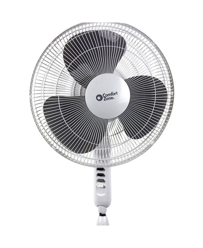Comfort Zone Czst161Bte 16" Oscillating Pedestal Quad Pod Fan Macy