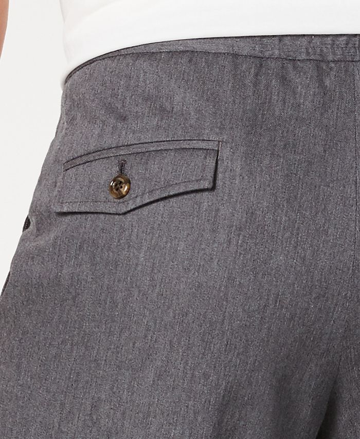Tasso Elba Men's Stretch Drawstring Cargo Pants, Created for Macy's Macy's