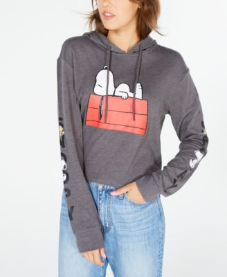 Love Tribe - Juniors' Peanuts Snoopy Graphic Hoodie
