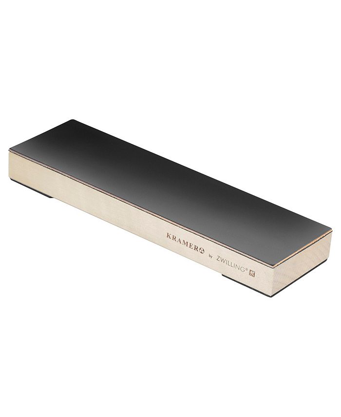 J.A. Henckels - Kramer by Zwilling  Hardwood Stropping Block with Leather Stropping