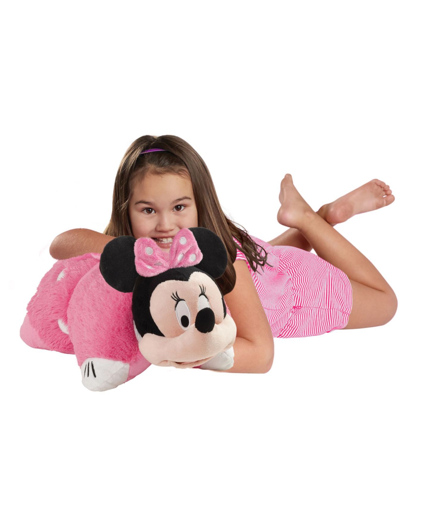 Детская мягкая игрушка Pillow Pets Minnie Mouse 16" Plush, цвет: Розовый — фото 3