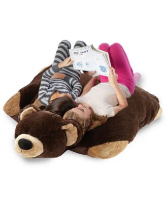 Pillow Pets Signature Jumboz Mr. Bear Oversized Stuffed Animal