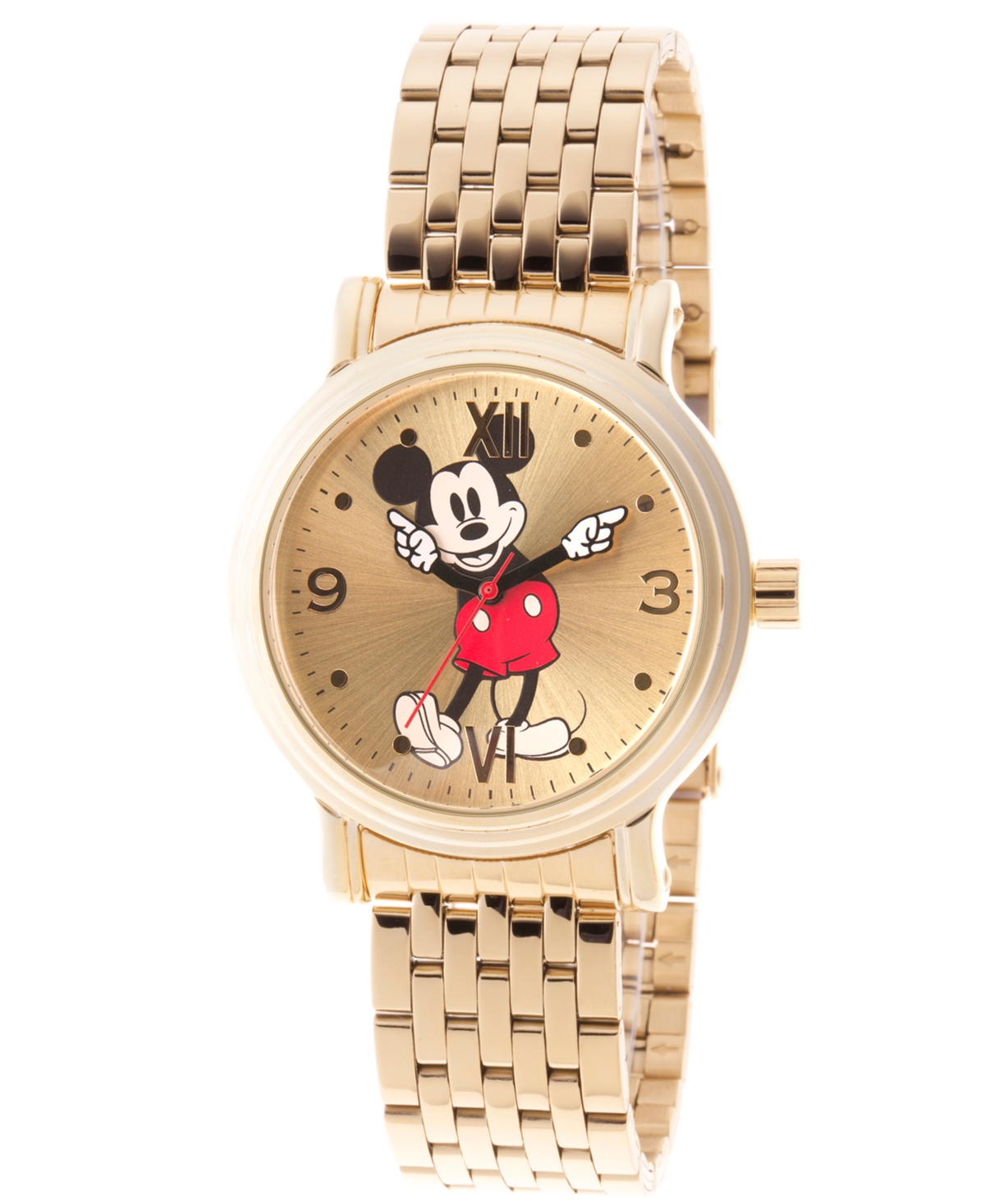 Women's Disney Mickey Mouse Gold Bracelet Watch 38mm - Gold