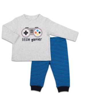 The Peanutshell Baby Boy Long Sleeve Shirt And Pants Set