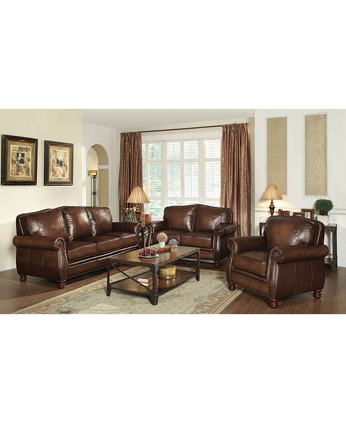 Furniture Coaster Home Furnishings Montbrook Chair with Rolled Arms