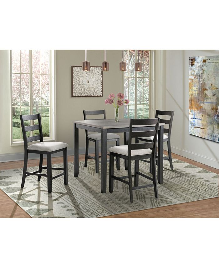 Picket House Furnishings Kona 5 Piece Counter Height Dining Set - Macy's