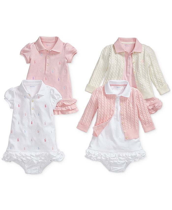 Polo Ralph Lauren Baby Girls Pony Perfect Bundle & Reviews - Sets & Outfits  - Kids - Macy's