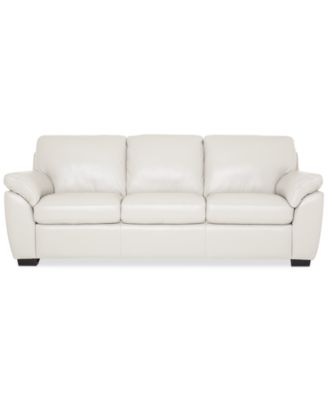 Lothan 87" Leather Sofa