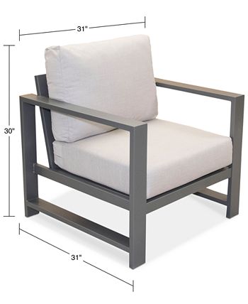 Aruba grey aluminum outdoor clearance
