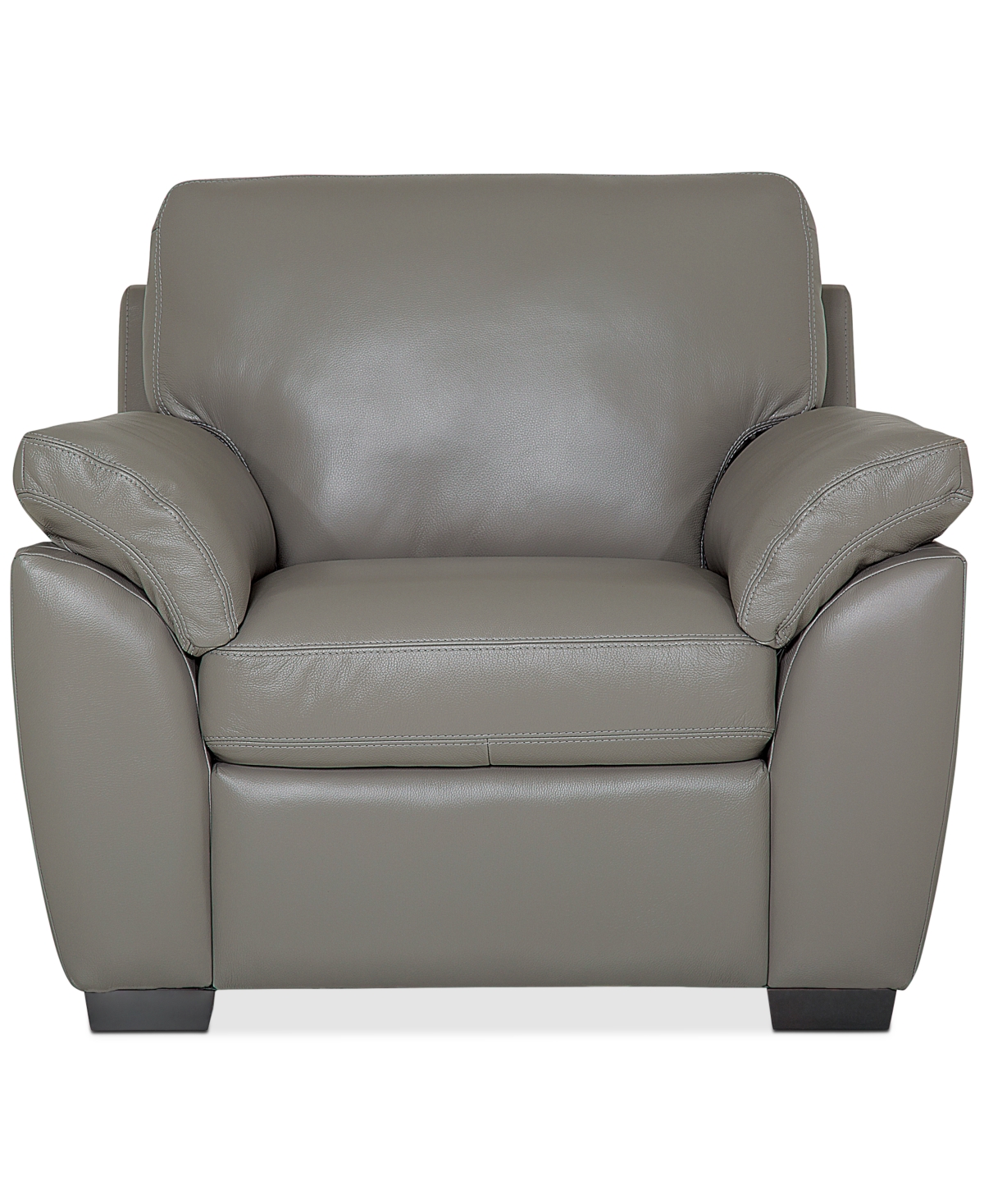 Lothan 41" Leather Chair, Created for Macy's