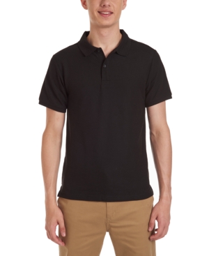 Nautica Young Men Short Sleeve Double Pique Polo