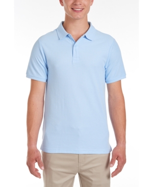 Nautica Young Men Short Sleeve Double Pique Polo