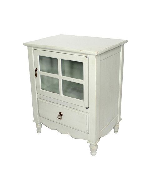 Heather Ann Creations Heather Ann Vivian Small Accent Cabinet With Bottom Drawer Reviews Furniture Macy S