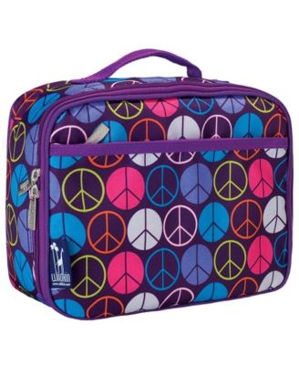 Wildkin - Peace Signs Purple Lunch Box