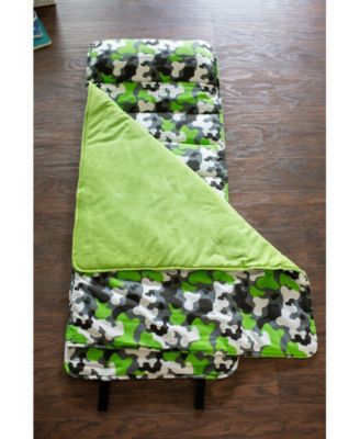 Slumber Bags Bedding Linen Wildkin Green Camo Nap Mat Kids