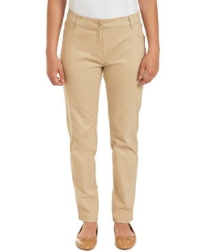 Nautica Juniors Sateen Skinny Pant with Adjustable Waistband