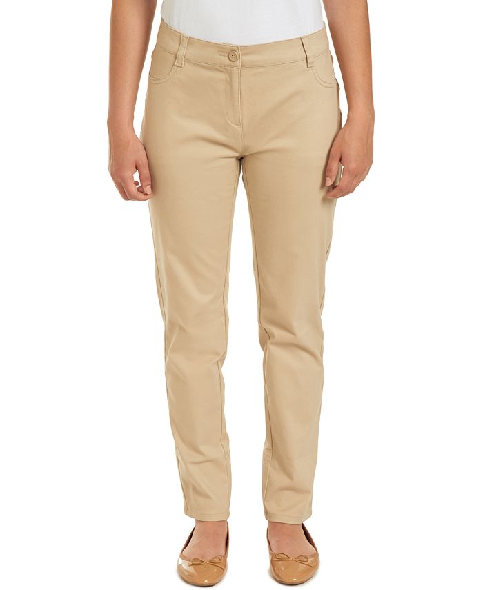Nautica - Juniors Sateen Skinny Pant with Adjustable Waistband
