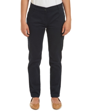 Nautica Juniors Sateen Skinny Pant with Adjustable Waistband