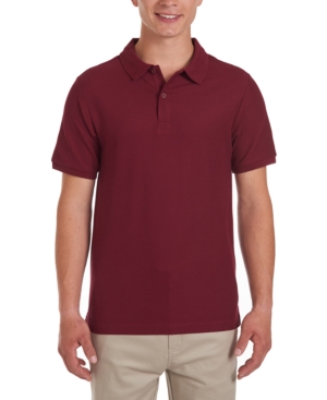 Nautica Young Men Short Sleeve Double Pique Polo