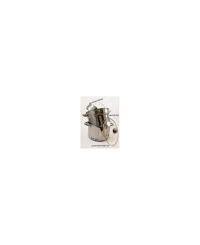 Cook Pro - 4 Pc Stainless Steel 8 Qt Multi-Cooker