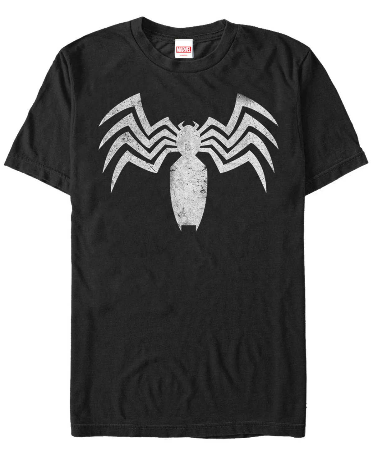 Marvel Men's Venom Distressed Venom Chest Logo Short Sleeve T-Shirt
