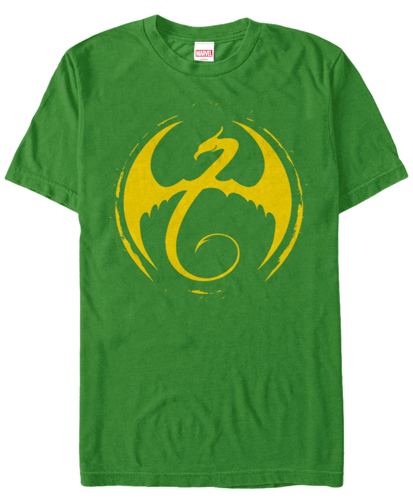 Мужская футболка Fifth Sun Marvel Iron Fist Dragon Crest Short Sleeve, цвет: Kelly — фото 1