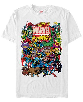 umoral Fordi dramatiker Fifth Sun Marvel Men's Comic Collection The Entire Marvel Men's Cast Short  Sleeve T-Shirt - Macy's