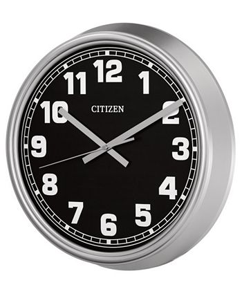 Citizen - Gallery Indoor/Outdoor Silver-Tone Wall Clock