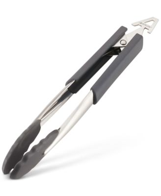 Anolon - 9" SureGrip Nonstick Nylon Locking Tongs, Graphite