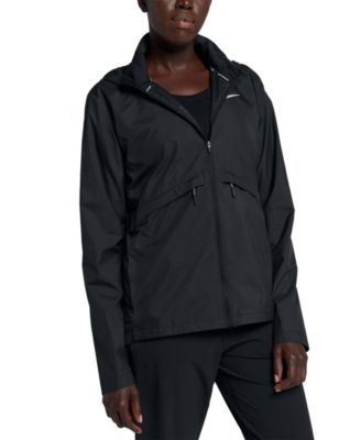 essential hooded running jacket