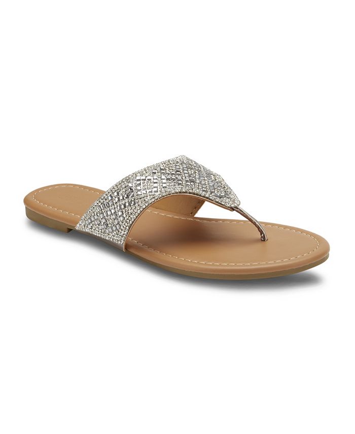 Olivia Miller NY Minute Embellished Sandals - Macy's