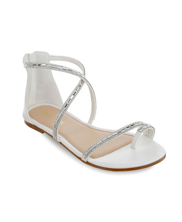 Olivia Miller Richey Multi Rhinestone Sandals - Macy's