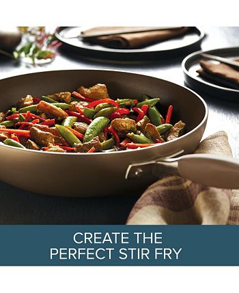 Anolon Tri-Ply Stainless Steel 10.75 Stir Fry - Macy's