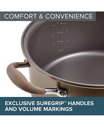 Anolon Advanced Home Hard-Anodized 16 x 13 Nonstick Roaster Set - Bronze