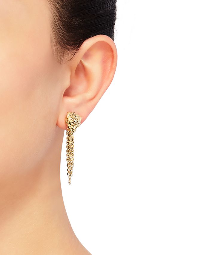 EFFY Collection - Panther Tassel Drop Earrings in 14k Gold