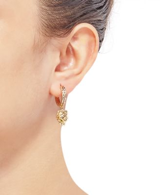 EFFY Collection Effy Oro By EFFY® Panther Hoop Earrings In 14k Gold ...