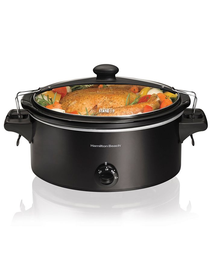 Hamilton Beach Manual Stay or Go 6-Qt. Slow Cooker - Macy's