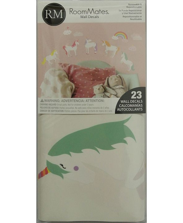 York Wallcoverings Unicorn Magic Peel and Stick Wall ...