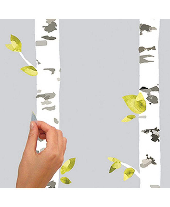 RoomMates Birch Trees Peel And Stick Giant Wall Decals Macy's