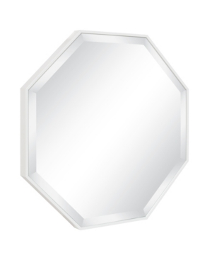 Kate And Laurel Rhodes Framed Octagon Wall Mirror In White