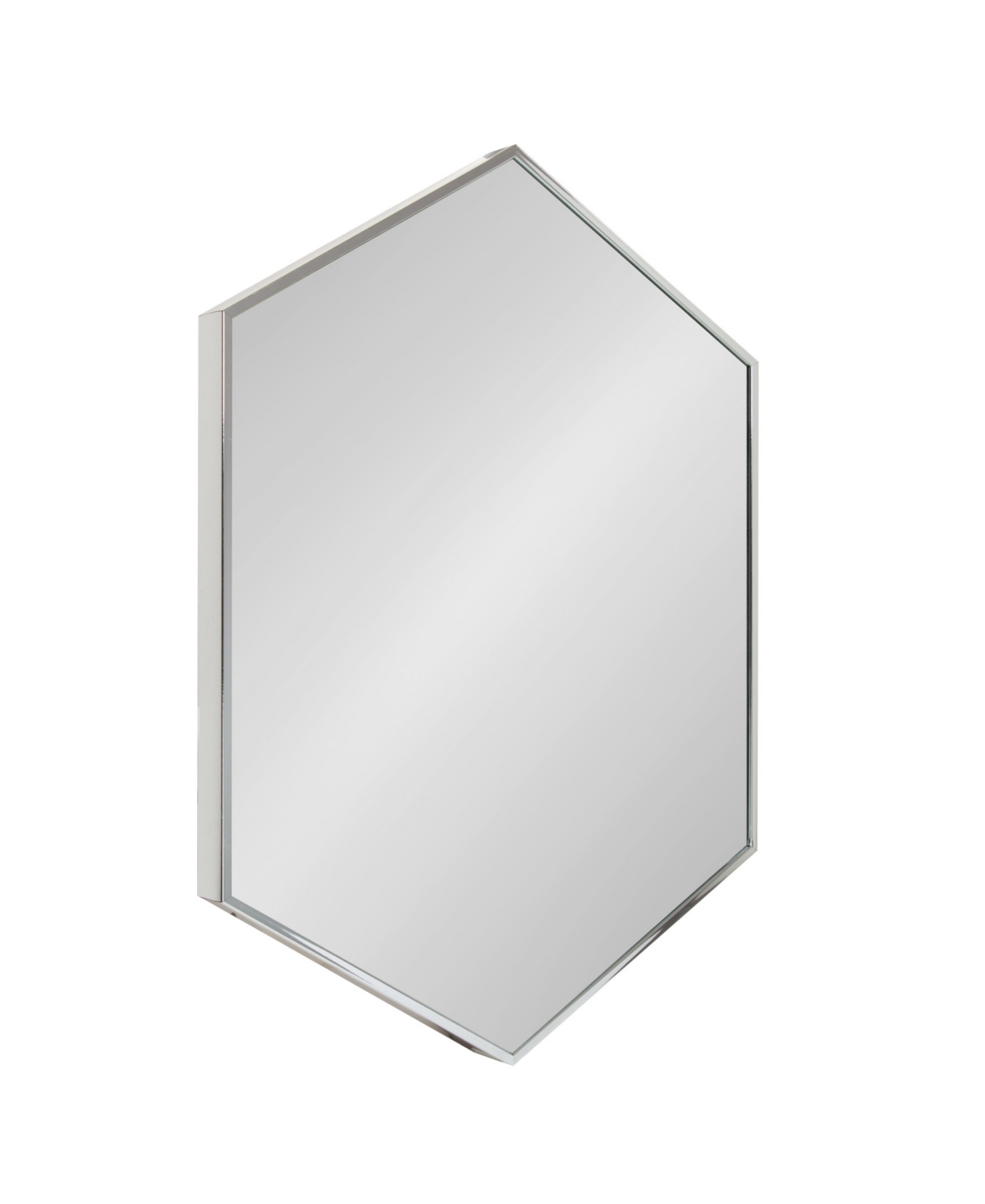 Kate and Laurel Rhodes Framed Hexagon Wall Mirror - 22