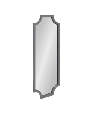 Hogan Framed Scallop Full Length Wall Mirror - 18" x 48"